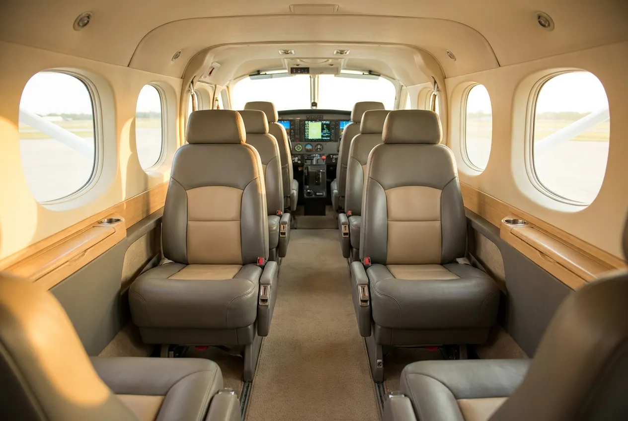 Cessna Grand Caravan cabin interior